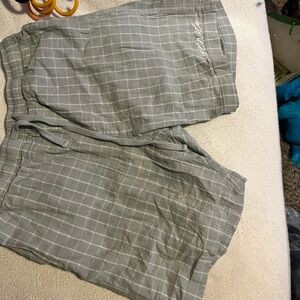Gray Checkered Men's Shorts